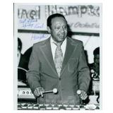 Bandleader Lionel Hampton Signed  Photo