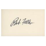 Bob Feller original signature