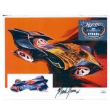 Hot Wheels Designer  Mark Jones Signed 8.5x11...
