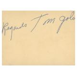 NBA Tom Gola original signature