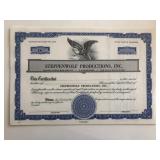 Steppenwolf Productions Inc. Blank Stock...