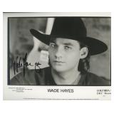 Country Music Singer Wade Hayes signed photo