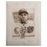 Oscar Charleston Artwork. Artist Signed Hors...