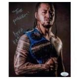 WWE Sefa Fatu Solo Sikoa Signed Photo