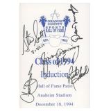 Orange County Sports Hall of Fame 1994 signed...