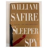 Sleeper Spy William Safire signed first edition...
