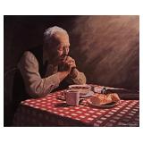 Richard Brooks Saying Grace Man Grandpa Praying...