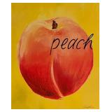 Peach Art Print