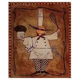 Chef Folk Art Print