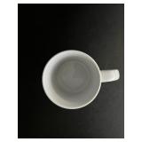 Novelty White Coffee Mug Stylized Graphic Font...