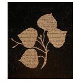 Vintage Botanical Black and White Art Print