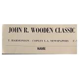John Wooden Classic Press Assignment Card