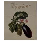 Vintage Eggplant Garden Art Print