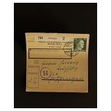 Hitler Head Postage Stamp, Third Reich,...