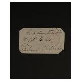 1830 Stamped Note