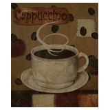 Cappuccino Cafe Art Print