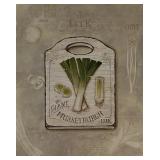Vintage Leek Garden Art Print