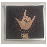 Rock on sticker