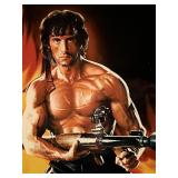 Rambo Sylvester "Sly" Stallone Unsigned Photo