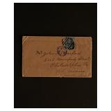 Vintage Nottingham United Kingdon Stamped Envelope