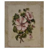 Vintage Floral Art Print