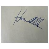 Raiders of the Lost Ark Karen Allen autograph