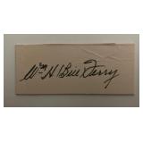 Baseball HOF Bill Terry original signature