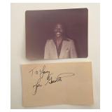 Louis Gossett Jr. photo and original signature