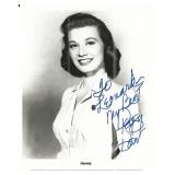 Harvey Peggy Dow Signed Movie Photo