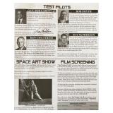 Test Pilots Ken Chilstrom Signed Newspaper...