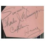 Three Smart Girls Charles Winninger signature cut