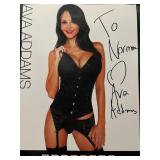 Porn Star Ava Adams signed photo