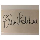 Lassies June Lockhart signature cut