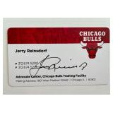 Chicago Bulls Chairman Jerry Reinsdorf signed...