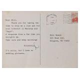 Days Of Our Lives Deidre Hall Signed Post Card...