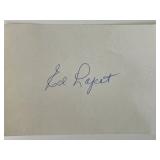 MLB Player Ed Lopat original signature cut