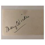 Sister Act Mary Wickes signature cut