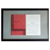 Roger Hedden signed and framed playbook Been Taken