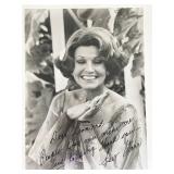 Singer Kay Starr signed photo