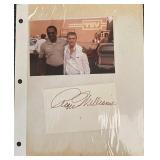 Roger Williams photo album page with original...