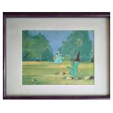 Dink, The Little Dinosaur Framed Animation Cel