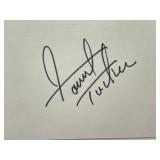 Forrest Tucker original signature cut