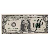 Yakov Smirnoff signed dollar bill