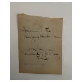 H.M. Sammers original signature