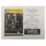 Come Blow Your Horn Cast Signed Playbill