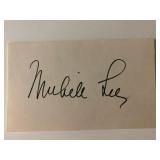 Knots Landing Michelle Lee signature cut