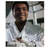 Muhammad Ali Signed Vintage 8x10 Color Magazine...