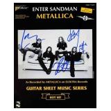 Metallica Signed sheet music