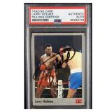 Larry Holmes Signed 1991 AW Sports Boxing Card #20