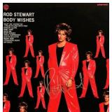 Rod Stewart signed 'Body Wishes' album